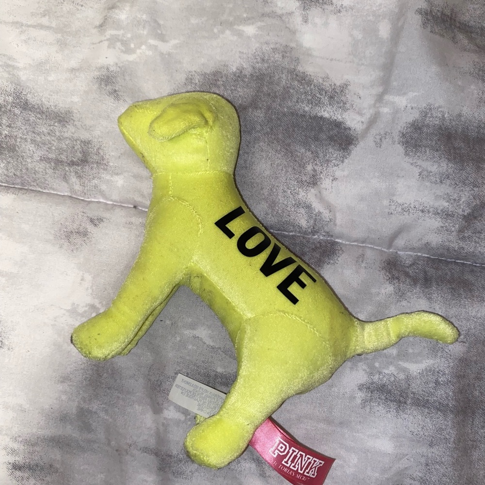 Victoria’s Secret PINK lime green dog